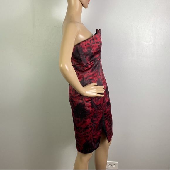 NBD REVOLVE FLORAL PRINT STRAPLESS MINI DRESS - Picture 6 of 11